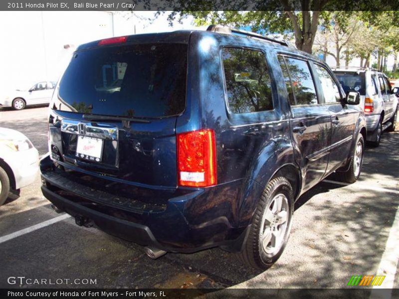 Bali Blue Pearl / Gray 2011 Honda Pilot EX