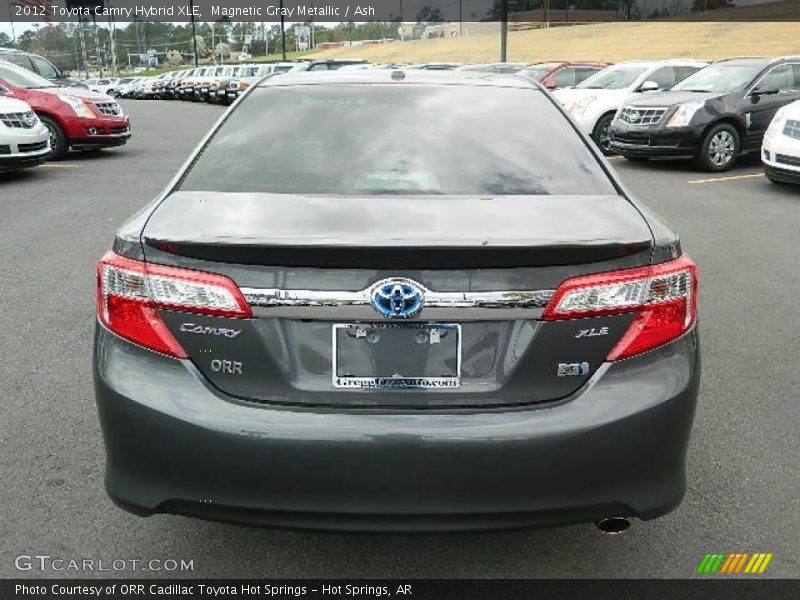Magnetic Gray Metallic / Ash 2012 Toyota Camry Hybrid XLE