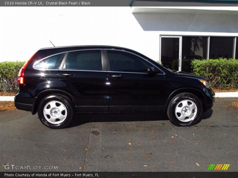 Crystal Black Pearl / Black 2010 Honda CR-V LX