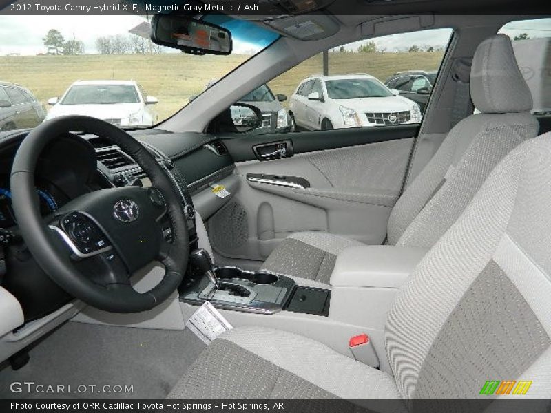 Magnetic Gray Metallic / Ash 2012 Toyota Camry Hybrid XLE