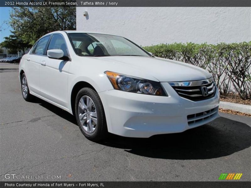 Taffeta White / Ivory 2012 Honda Accord LX Premium Sedan