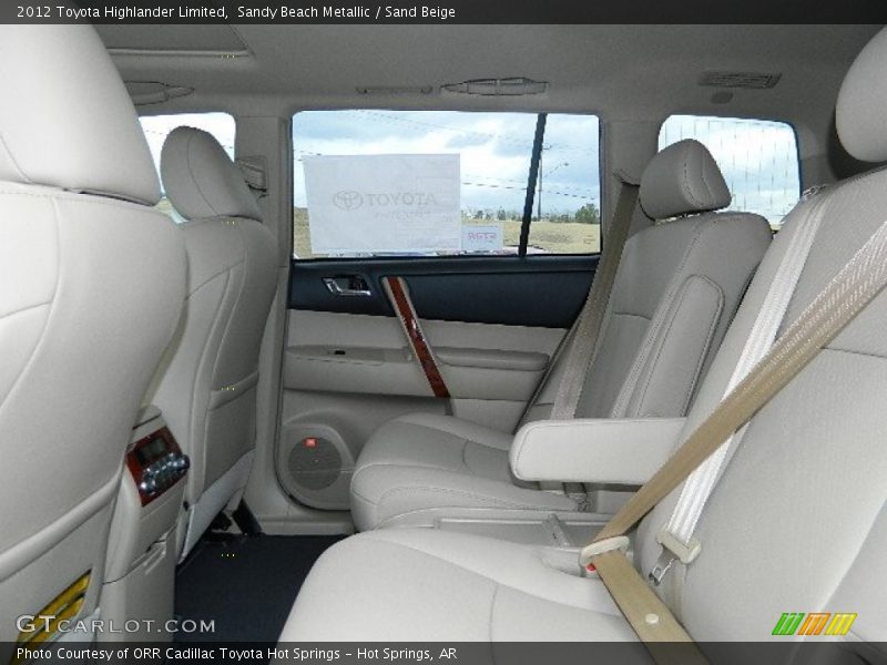 Sandy Beach Metallic / Sand Beige 2012 Toyota Highlander Limited