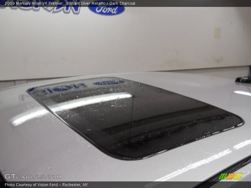 Brilliant Silver Metallic / Dark Charcoal 2009 Mercury Milan V6 Premier