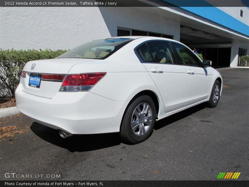 Taffeta White / Ivory 2012 Honda Accord LX Premium Sedan