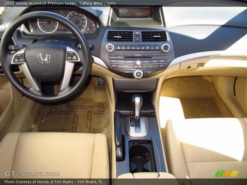 Taffeta White / Ivory 2012 Honda Accord LX Premium Sedan