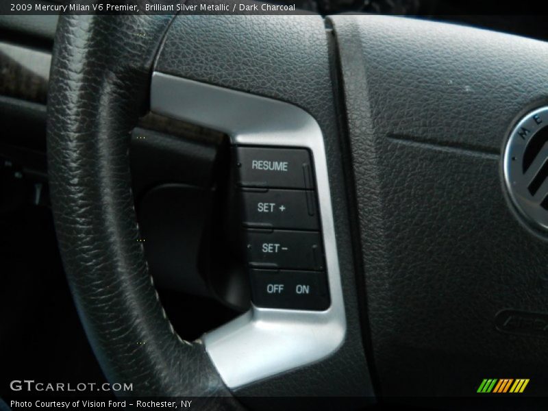 Brilliant Silver Metallic / Dark Charcoal 2009 Mercury Milan V6 Premier