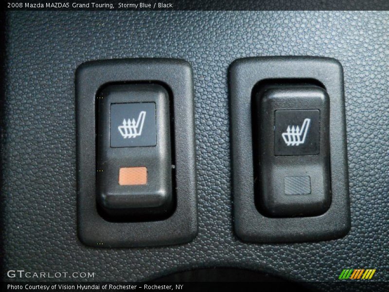 Stormy Blue / Black 2008 Mazda MAZDA5 Grand Touring