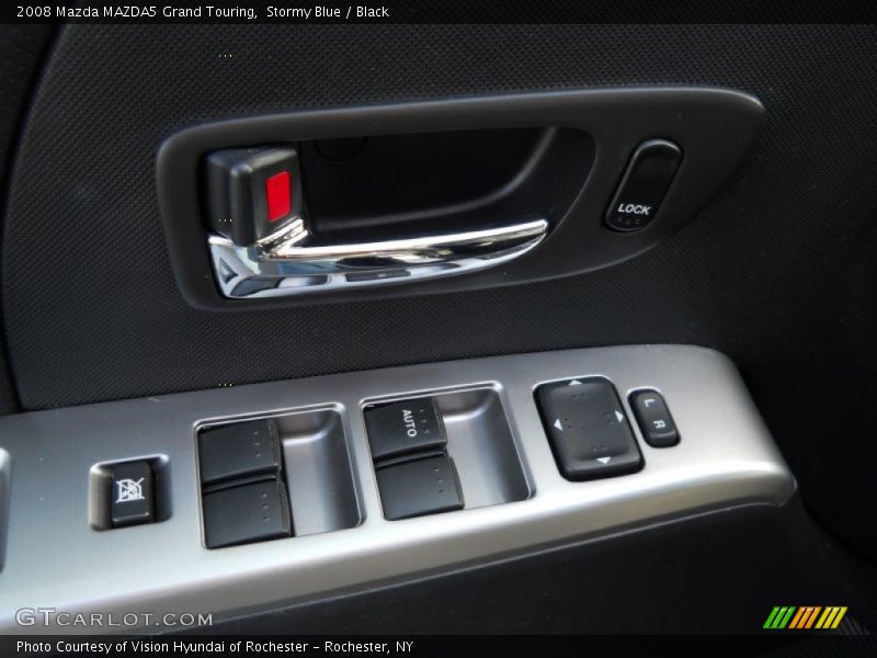 Stormy Blue / Black 2008 Mazda MAZDA5 Grand Touring