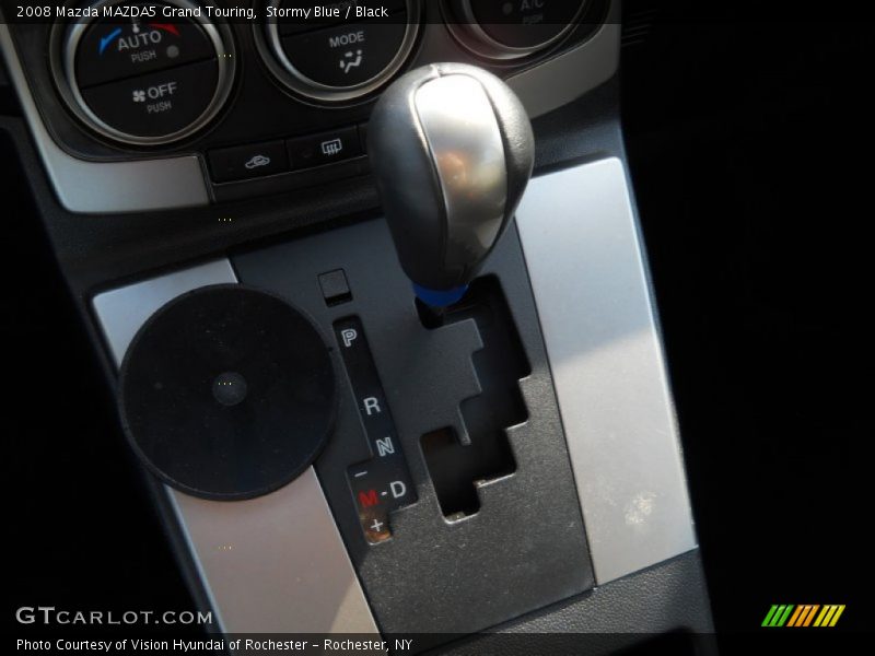 Stormy Blue / Black 2008 Mazda MAZDA5 Grand Touring