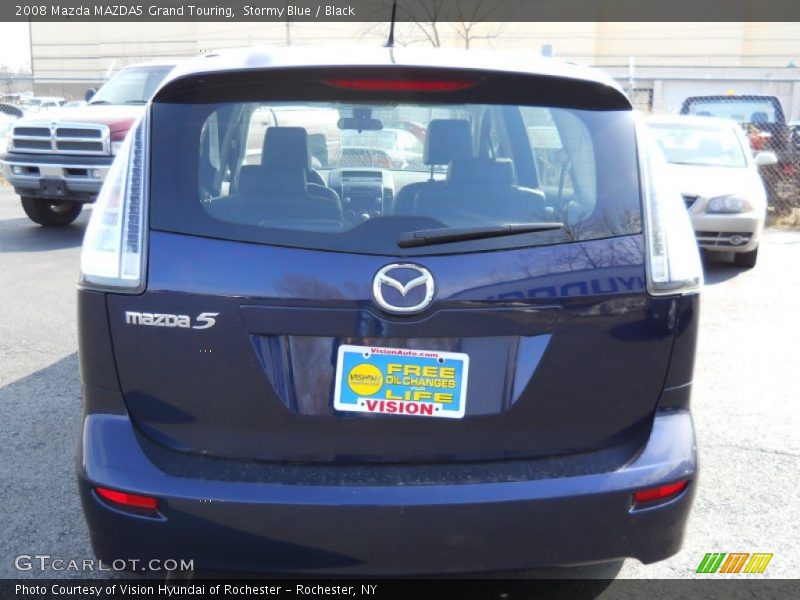 Stormy Blue / Black 2008 Mazda MAZDA5 Grand Touring