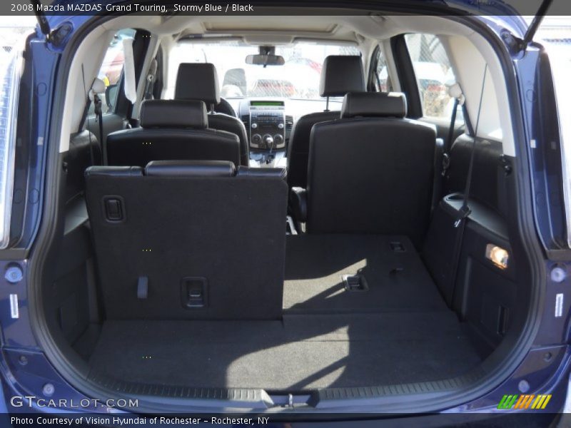Stormy Blue / Black 2008 Mazda MAZDA5 Grand Touring