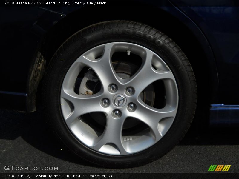 Stormy Blue / Black 2008 Mazda MAZDA5 Grand Touring