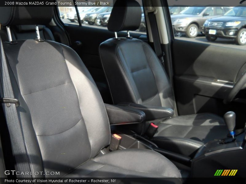Stormy Blue / Black 2008 Mazda MAZDA5 Grand Touring