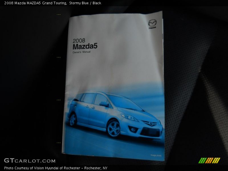Stormy Blue / Black 2008 Mazda MAZDA5 Grand Touring