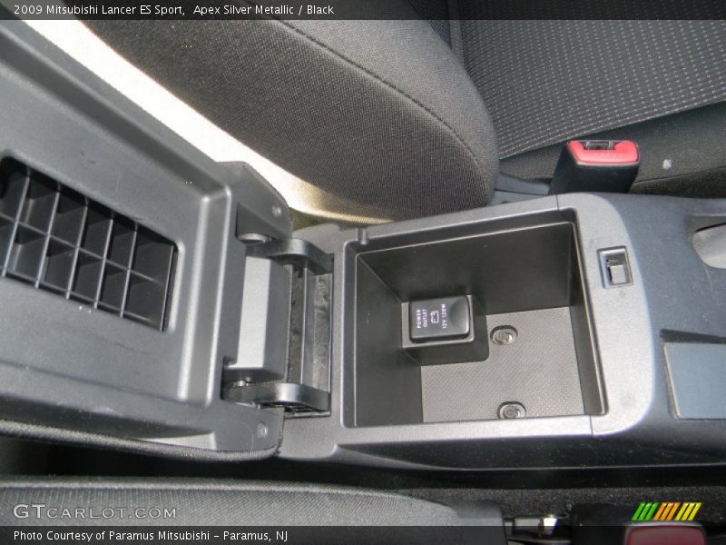 Apex Silver Metallic / Black 2009 Mitsubishi Lancer ES Sport