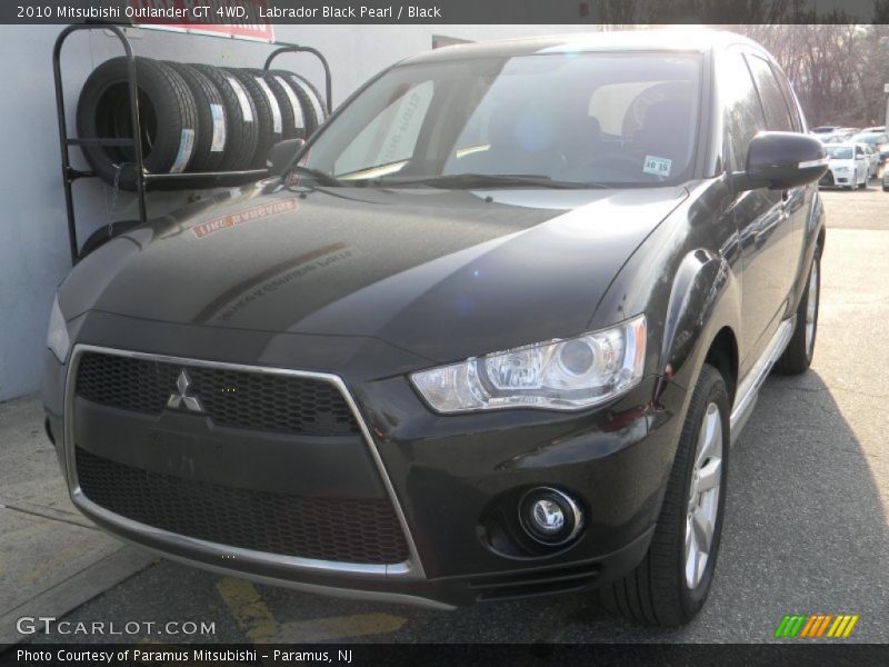 Labrador Black Pearl / Black 2010 Mitsubishi Outlander GT 4WD