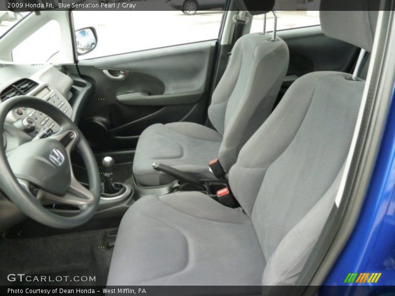 Front Seat of 2009 Fit 