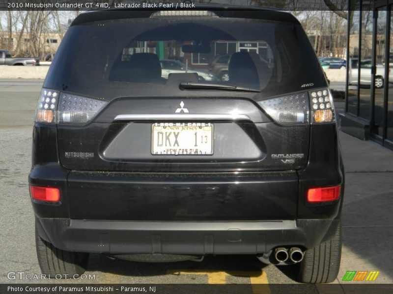 Labrador Black Pearl / Black 2010 Mitsubishi Outlander GT 4WD