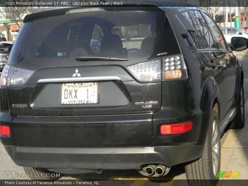 Labrador Black Pearl / Black 2010 Mitsubishi Outlander GT 4WD