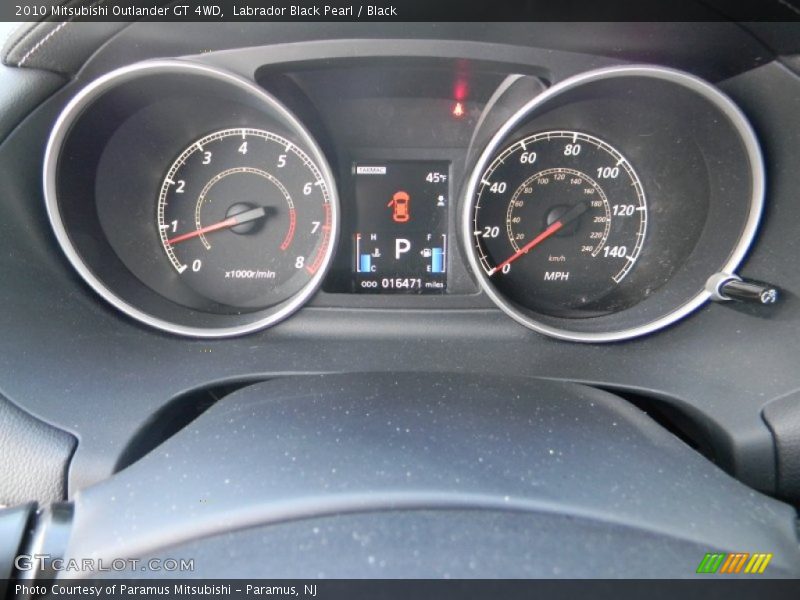  2010 Outlander GT 4WD GT 4WD Gauges