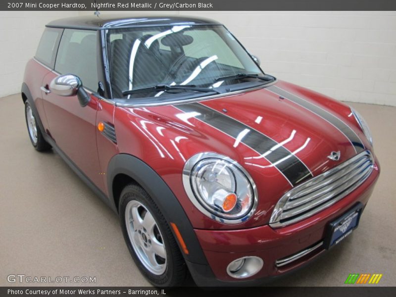 Nightfire Red Metallic / Grey/Carbon Black 2007 Mini Cooper Hardtop