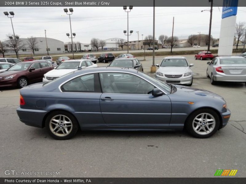 Steel Blue Metallic / Grey 2004 BMW 3 Series 325i Coupe
