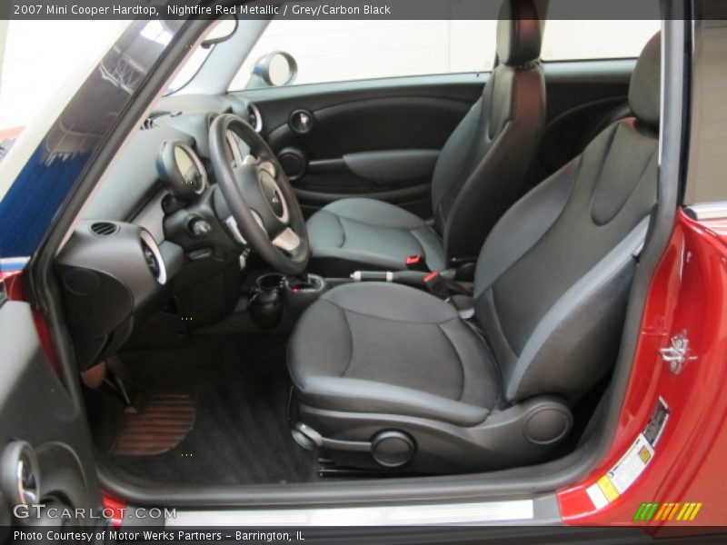 Nightfire Red Metallic / Grey/Carbon Black 2007 Mini Cooper Hardtop