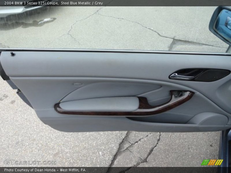 Steel Blue Metallic / Grey 2004 BMW 3 Series 325i Coupe