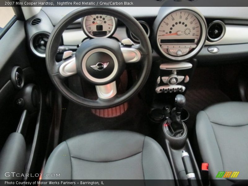 Nightfire Red Metallic / Grey/Carbon Black 2007 Mini Cooper Hardtop