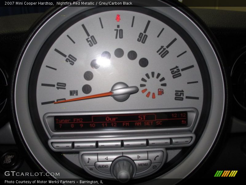 Nightfire Red Metallic / Grey/Carbon Black 2007 Mini Cooper Hardtop