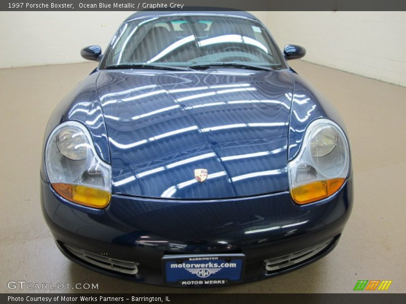 Ocean Blue Metallic / Graphite Grey 1997 Porsche Boxster