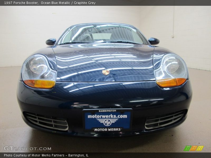 Ocean Blue Metallic / Graphite Grey 1997 Porsche Boxster