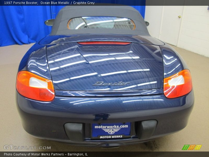 Ocean Blue Metallic / Graphite Grey 1997 Porsche Boxster