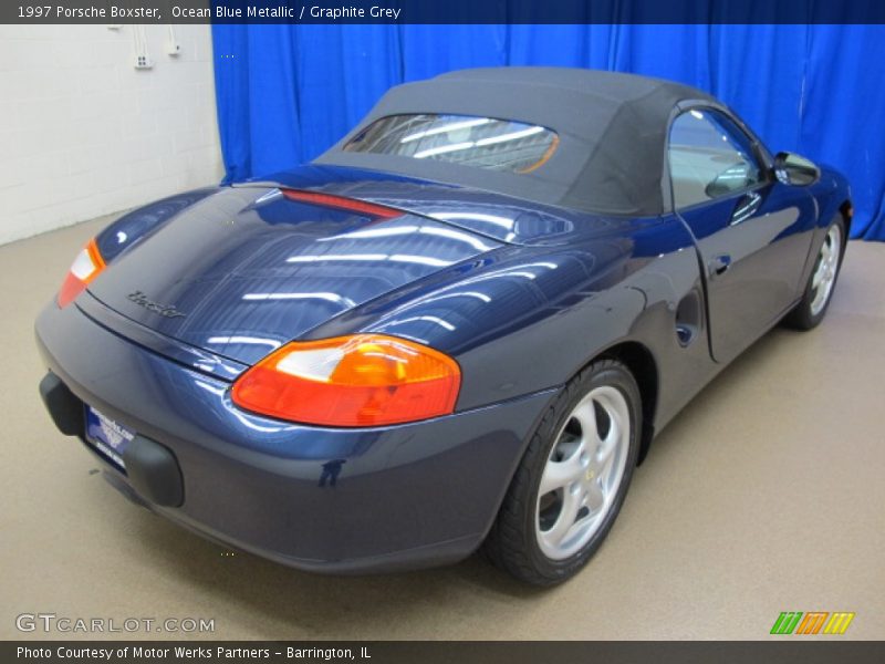 Ocean Blue Metallic / Graphite Grey 1997 Porsche Boxster
