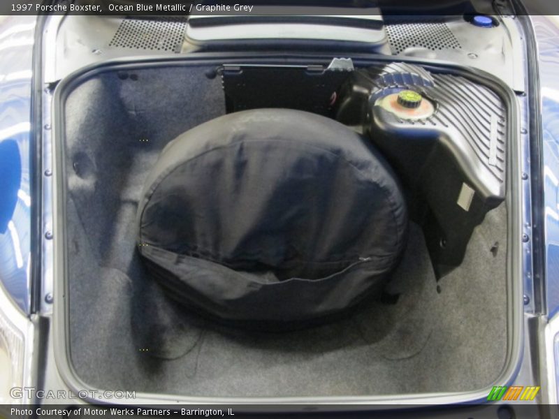 Ocean Blue Metallic / Graphite Grey 1997 Porsche Boxster