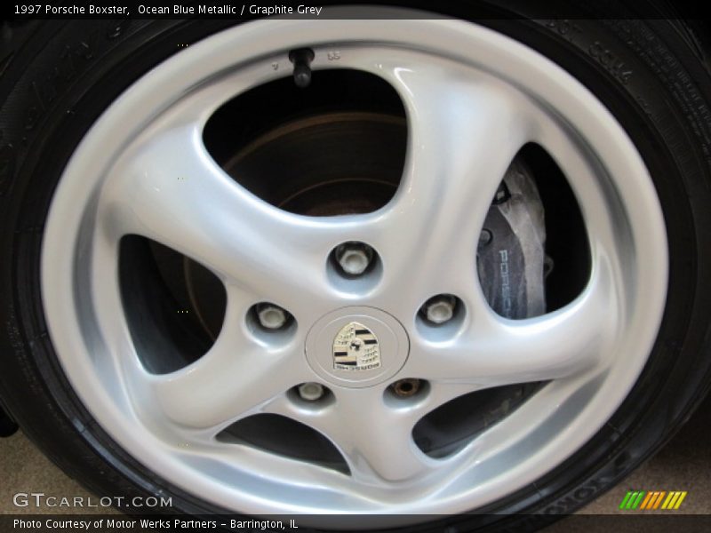 Ocean Blue Metallic / Graphite Grey 1997 Porsche Boxster