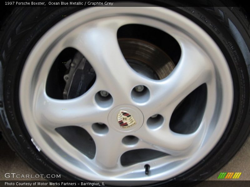 Ocean Blue Metallic / Graphite Grey 1997 Porsche Boxster