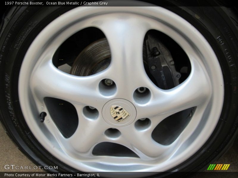 Ocean Blue Metallic / Graphite Grey 1997 Porsche Boxster
