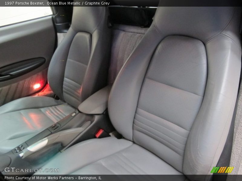 Ocean Blue Metallic / Graphite Grey 1997 Porsche Boxster