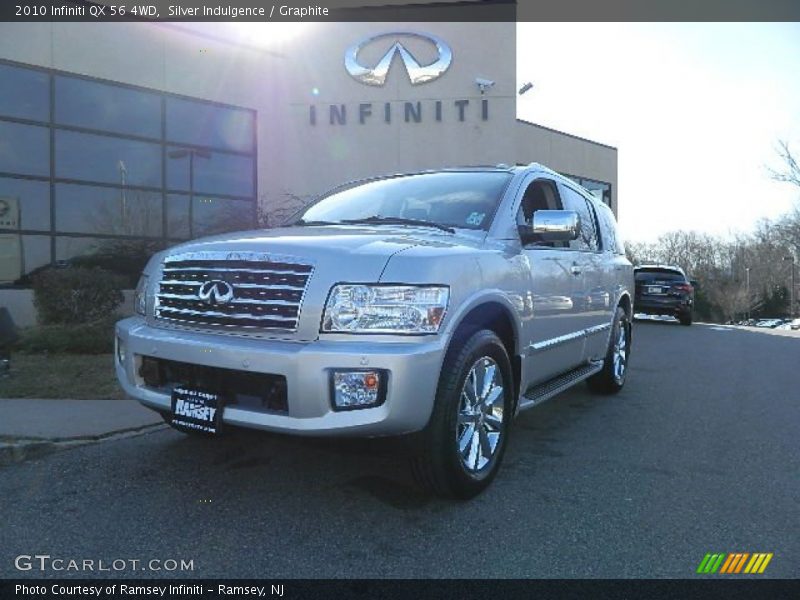 Silver Indulgence / Graphite 2010 Infiniti QX 56 4WD