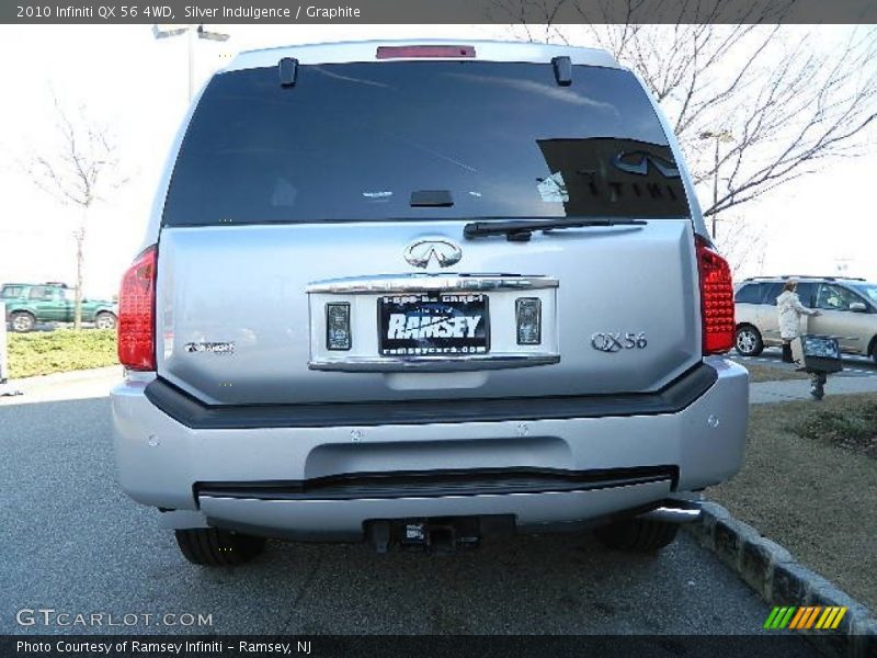Silver Indulgence / Graphite 2010 Infiniti QX 56 4WD