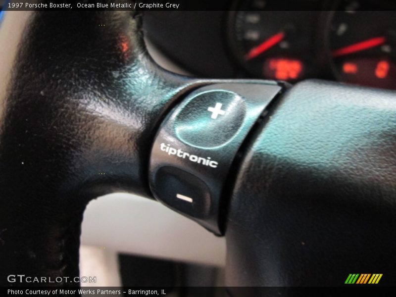 Ocean Blue Metallic / Graphite Grey 1997 Porsche Boxster