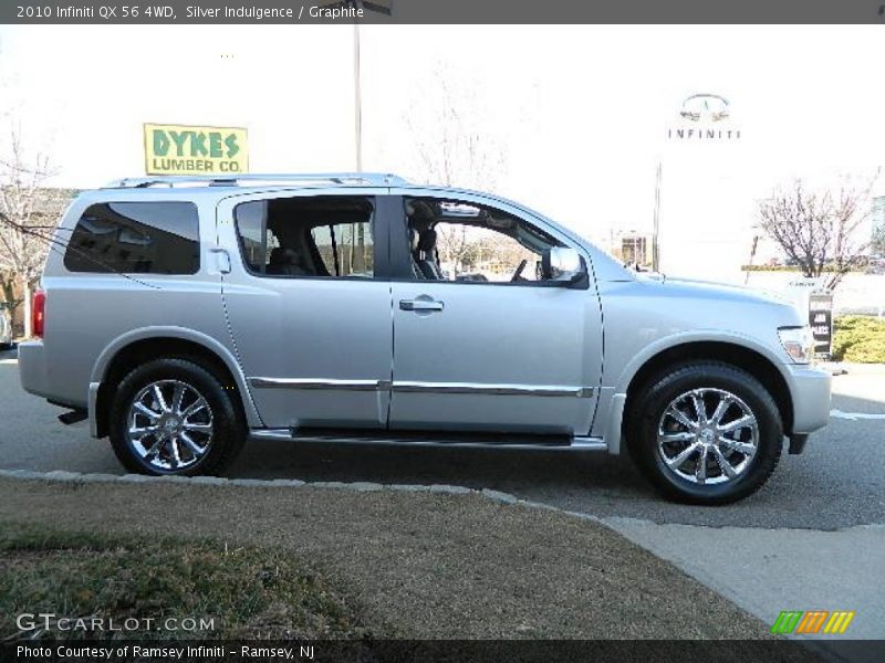 Silver Indulgence / Graphite 2010 Infiniti QX 56 4WD