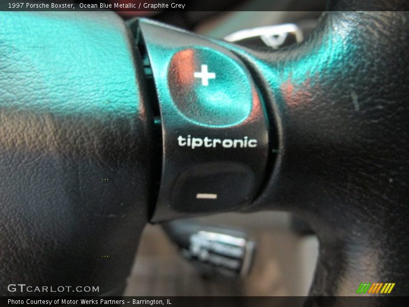 Ocean Blue Metallic / Graphite Grey 1997 Porsche Boxster