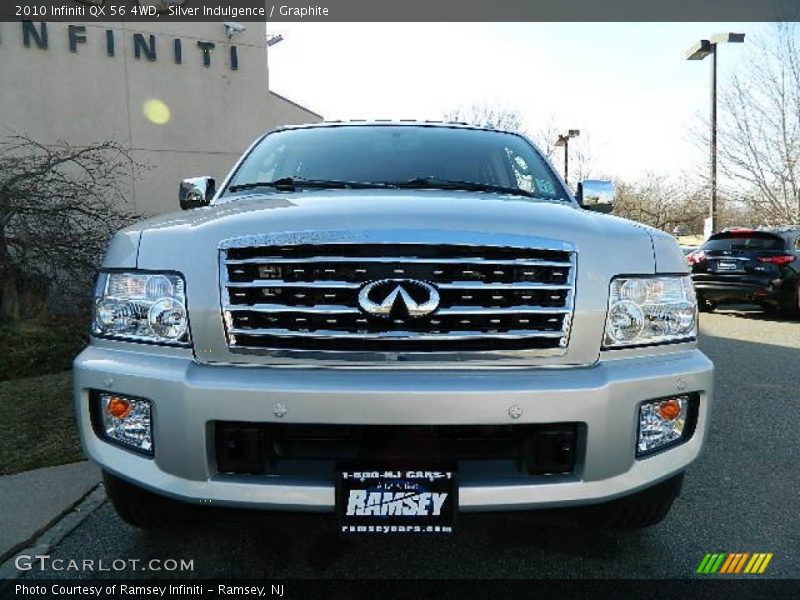 Silver Indulgence / Graphite 2010 Infiniti QX 56 4WD
