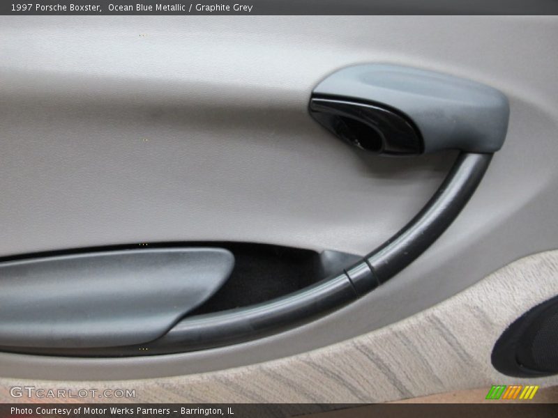 Ocean Blue Metallic / Graphite Grey 1997 Porsche Boxster