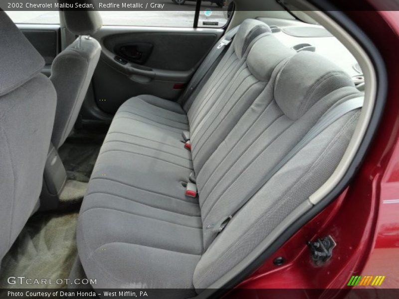 Redfire Metallic / Gray 2002 Chevrolet Malibu Sedan