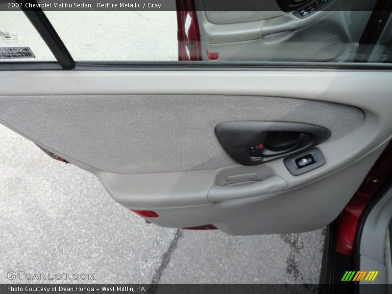 Redfire Metallic / Gray 2002 Chevrolet Malibu Sedan
