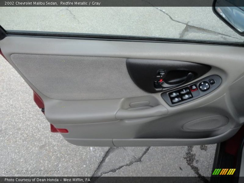 Redfire Metallic / Gray 2002 Chevrolet Malibu Sedan