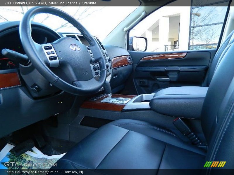 Silver Indulgence / Graphite 2010 Infiniti QX 56 4WD